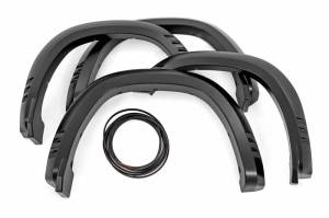 Rough Country - F-D319201 | Rough Country SF1 Fender Flares For Ram 1500 2/4WD (2019-2024) | Flat Black