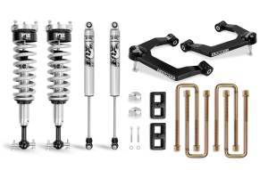 Cognito Motorsports - 210-P0879 | Cognito 3-Inch Performance Ball Joint Leveling Lift Kit With Fox PS Coilover 2.0 IFP Shocks (2019-2024 Silverado/Sierra 1500 2WD/4WD)