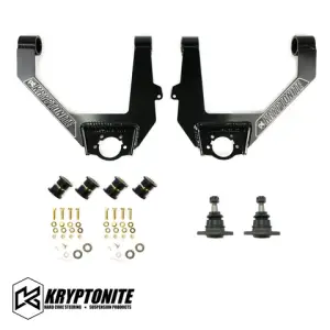 Kryptonite - KRUCA13 | Kryptonite Upper Control Arm Kit (07-18 1500 PU/SUV | OE Cast Aluminum or Stamped Steel Arms)