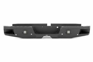 Rough Country - 10760 | Rough Country Rear Bumper With Black Series Flush Mount LED Lights For Ford Ranger 2/4WD | 2019-2023