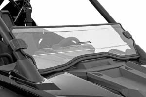 Rough Country - 98102011A | Polaris Scratch Resistant Half Windshield (2020-2021 RZR PRO XP)