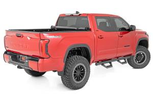 Rough Country - 71070 | Rough Country SRX2 Adjustable Aluminum Steps For Crew Cab Toyota Tundra 2WD/4WD | 2022-2023