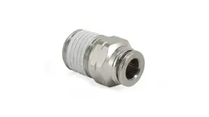 Air Lift Performance - 21807 | Air Lift Performance Fitting, Straight Male, 1/4"MNPT x 1/4"PTC