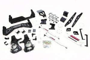 McGaughys Suspension Parts - 50778 | McGaughys 7 to 9 Inch Lift Kit (S/S Black) 2014-2018 GM Truck 1500 4WD STAMPED STEEL or ALUMINUM factory control arms only