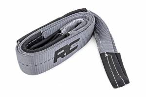 Rough Country - RS178 | Rough Country 8 Feet Long & 3 Inch Wide Tree Saver Strap For Use With Winch