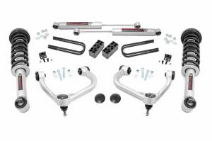 Rough Country - 41431 | Rough Country 3 Inch Lift Kit For Ford F-150 4WD | 2021-2025 | Front N3 Struts, Rear N3 Shocks