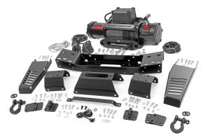 Rough Country - 72004 | Rough Country Hidden Winch Mount For Toyota Tundra | 2022-2025 | With PRO12000S Winch