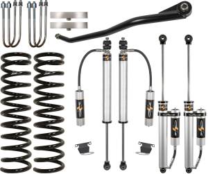 Carli Suspension - CS-DLVL-BC-CS-19-D | Carli Suspension Carli Spec 2.0" Remote Reservoir Shocks 2.5" Lift Backcountry Leveling System For Ram 3500 4WD | Diesel