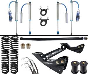 Carli Suspension - CS-F45-PT25-11 | Carli Suspension Carli Tuned King 2.5" Remote Reservoir Shocks 4.5" Lift Pintop System For Ford F-250/F-350 4WD | 2011-2016 | Diesel