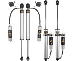 Carli Suspension - CS-D3SPKG-CS20RR-A | Carli Suspension Carli Spec 2.0" Remote Reservoir 3.25" Lift Front & Rear Shocks For Dodge Ram 3500 4WD Diesel