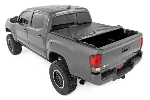 Rough Country - 42716501 | Rough Country Soft Roll Up Bed Cover | 5' Bed | Toyota Tacoma 2WD/4WD (2016-2023)