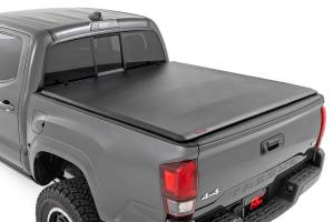 Rough Country - 42716501 | Rough Country Soft Roll Up Bed Cover | 5' Bed | Toyota Tacoma 2WD/4WD (2016-2023)