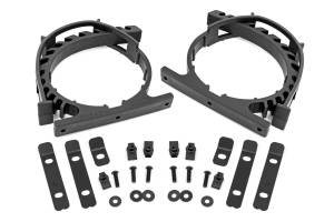 Rough Country - 99070 | Rough Country Rubber Molle Panel Clamp Kit | 2.5" - 9.5" | 2 Clamps