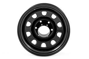 Rough Country - RC51-7450 | Rough Country Steel Wheel Black | 17x9 | 5x4.5 | 3.30 Bore | +0mm
