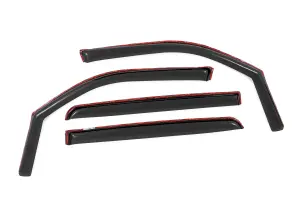 Rough Country - 841924 | Rough Country Side Window Deflectors In Channel Rain Guard For Ram 1500 (2019-2025) / 1500 TRX (2021-2024)
