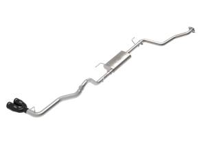 Afe - Advance Flow Engineering - 49-36074-B | AFE Power Vulcan Series 2-1/2 IN to 3 IN Stainless Steel Cat-Back Exhaust w/Black Tip (2024-2024 Tacoma L4-2.4L t)