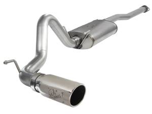 Afe - Advance Flow Engineering - 49-46022-P | AFE Power MACH Force-Xp 3 IN 409 Stainless Steel Cat-Back Exhaust System w/Polished Tip (2013-2015 Tacoma V6-4.0L)