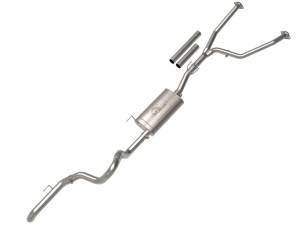 Afe - Advance Flow Engineering - 49-46062 | AFE Power Apollo GT Series 2-1/2 IN to 3 IN 409 SS Cat-Back Hi-Tuck Exhaust System (2022-2024 Tundra V6-3.4L tt)