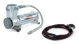 Air Lift Performance - 27750 | Air Lift Performance 2nd Compressor Kit (Viair 444c chrome compressor + 2nd comp. harness)