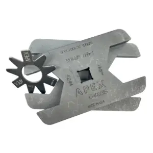 Apex Chassis - KIT502 | Apex Chassis Steering Assembly Jam Nut Wrench Kit For 2.5 Ton Jeep JK/JL/JT | 46-48MM X1, 41-43mm X1