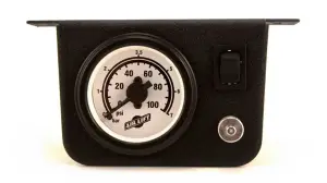 Air Lift Company - 26156 | Air Lift Single Gauge Panel Assembly, 100 PSI mechanical, 2 Inch
