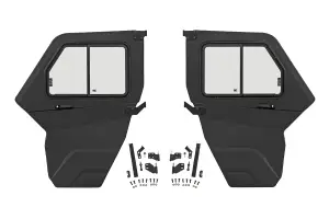 Rough Country - 97100 | Rough Country UTV Side Doors For Can-Am Defender HD 5/HD 7/HD 8/HD 9/HD | 2 Seater
