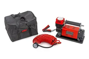 Rough Country - RS200A | Rough Country Air Compressor With Carrying Case | 12 Volt, 150PSI, 5.65 CFM