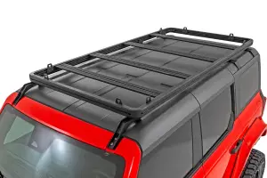 Rough Country - 88202 | Rough Country Roof Rack For Ford Bronco / Bronco Raptor 4WD 4 Door | Full Rack