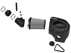 Afe - Advance Flow Engineering - 50-70125D | AFE Power Momentum GT Cold Air Intake System w/ Pro DRY S Filter (2011-2023 Challenger V8-6.4L with Shaker Hood)