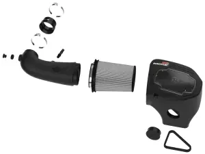 Afe - Advance Flow Engineering - 50-70126D | AFE Power Momentum GT Cold Air Intake System w/ Pro DRY S Filter (2011-2023 Challenger V8-5.7L with Shaker Hood)