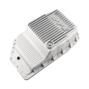 Pacific Performance Engineering - 128051900 | PPE Performance Heavy-Duty Cast Aluminum Transmission Pan For GM 6L90 | Raw Finish