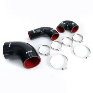 Pacific Performance Engineering - 115930100 | PPE Performance Air Box Outlet and Intercooler Silicone Hose Kit (2020-2025 Silverado, Sierra 1500 3.0L td)