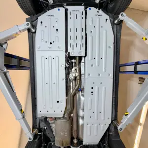 RIVAL 4X4 - 2333.1895.1.6 | RIVAL Aluminum Driver Underside Skid Plate For Ford Maverick Hybrid 2WD AWD