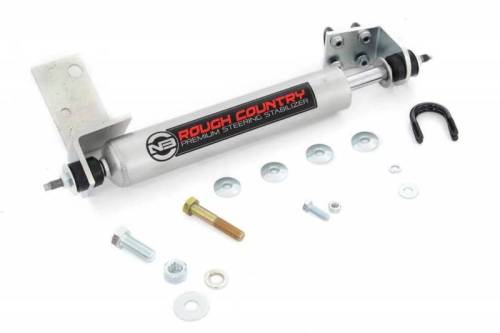 Rough Country - 8732630 | N3 Steering Stabilizer | 0-3 Inch Lift | Chevy/GMC 1500 Truck/SUV 4WD