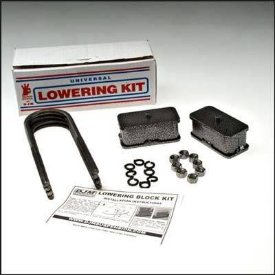 DJM Suspension - SB2400-2 | DJM Suspension 2 Inch Rear Block & U Bolt Kit (2004-2012 Colorado, Canyon 2WD)