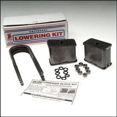 DJM Suspension - SB2400-4 | DJM Suspension 4 Inch Rear Block & U Bolt Kit (2004-2012 Colorado, Canyon 2WD)