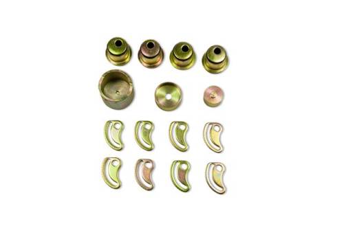 Belltech - 4957 | Belltech Front Camber Bushings, Cam Lock (1999-2018 Silverado, Sierra 1500 2WD/4WD | 2007-2018 Suburban, Tahoe, Yukon 2WD/4WD)