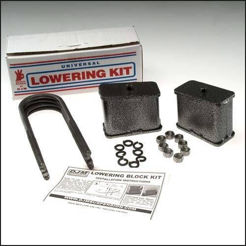 DJM Suspension - SB4LK | DJM Suspension 4 Inch Steel Lowering Block Kit