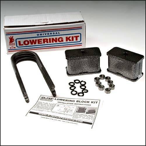 DJM Suspension - SB2397-3RT | DJM Suspension 3 Inch Rear Block & U Bolt Kit (1997-2004 Dakota RT 2WD)