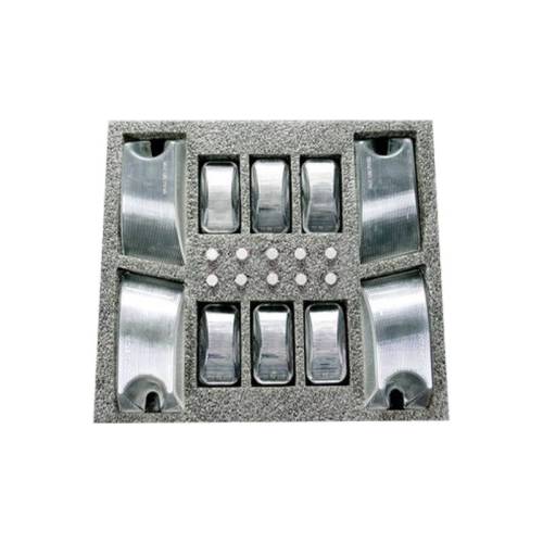 Recon Truck Accessories - 264160BK | Recon 10 Piece Smoked Cab Roof Light Lenses 5 Amber &amp; 5 Red 194 Xenon Bulbs (2002-2010 Hummer H2)