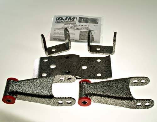 DJM Suspension - FK3098-3 | DJM Suspension 3 Inch Rear Flip Kit (1998-2010 Ranger 2WD)