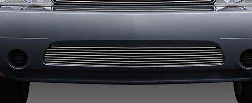 T-Rex Billet - 25416 | T-Rex Billet Series Bumper Grille | Horizontal | Aluminum | Polished | 1 Pc | Overlay