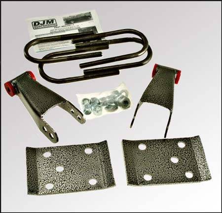 DJM Suspension - RK2507-3 | DJM Suspension 3 Inch Rear Lowering Kit (2007-2018 Silverado, Sierra 1500 2WD/4WD)