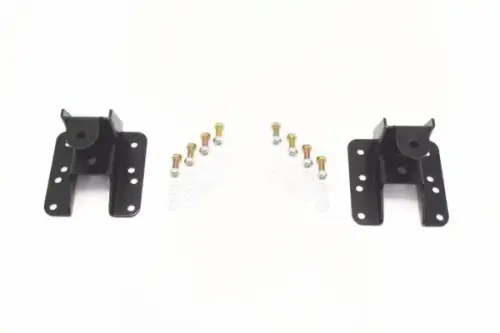 McGaughys Suspension Parts - 93049 | McGaughys Rear 1 to 2 Inch Lift Hangers 1999-2018 GM 1500 Truck 2WD/4WD