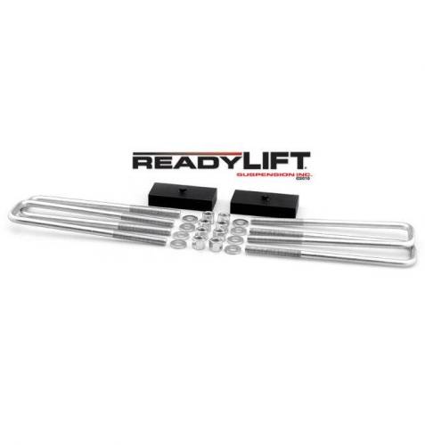 ReadyLIFT Suspensions - 66-3051 | ReadyLift 1 Inch Rear Block & U Bolt Kit (2001-2010 Silverado, Sierra 2500 HD, 3500 HD)
