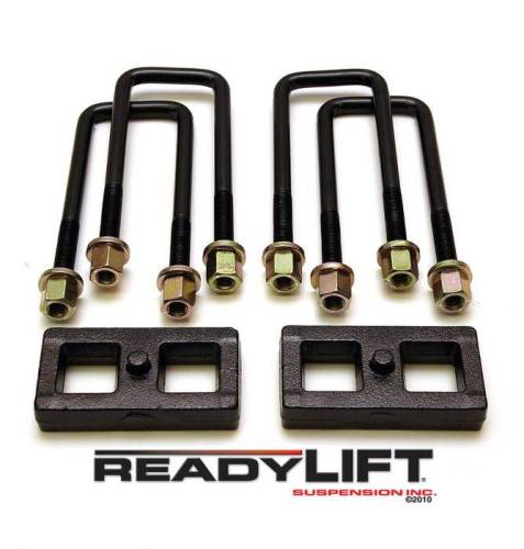 ReadyLIFT Suspensions - 66-4001 | ReadyLift 1 Inch Rear Block & U Bolt Kit (2004-2019 Titan)