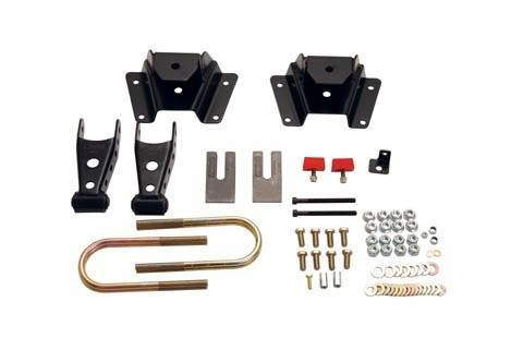 Belltech - 6419 | 4" Drop Leaf Spring Shackle & Hanger Kit (Front Hanger/Rear Shackle)