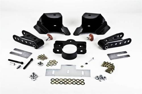 Belltech - 6515 | 3" Drop Leaf Spring Shackle & Hanger Kit (Front Hanger/Rear Shackle)