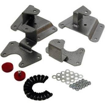 DJM Suspension - HS2397-5 | DJM Suspension 5 Inch Rear Hanger & Shackle Kit (1997-2004 Dakota 2WD)