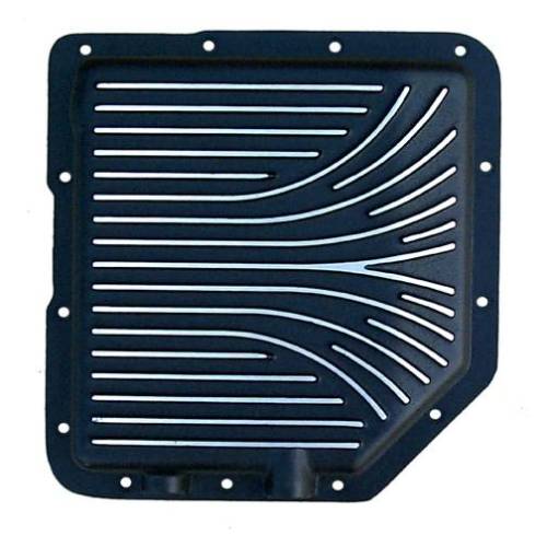 PML Covers - PML Black Powder Finish GM Turbo 350 Low Profile